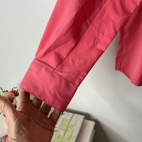 Columbia PFG Women’s Tamiami II LS Button-Up Shirt in melon color, size XL, NWT. - Picture 2 of 13